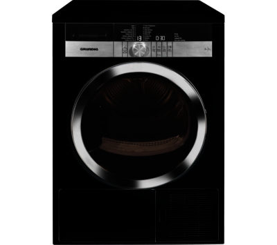GRUNDIG  GTN38250HGCB Heat Pump Tumble Dryer - Black